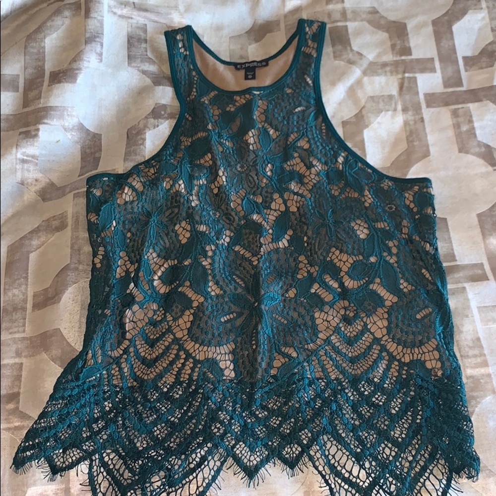 Express lace shirt! Size XS